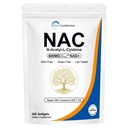 Aeteon NAC Supplement 600mg with NAD+, Daily Wellness Support, Non-GMO, Vegan, Coconut & MCT Oil, 300 Softgels