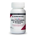 Kirkman - Kinder Multivitamin & Mineral - 120 Kapseln - mit 5-MTHF - Potent Broad Spectrum Vitamin/Mineral Supplement - Allergiker