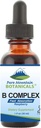 Pure Mountain Botanicals Liquid Vitamin B Complex - Himbeere Geschmack Kosher B Complex Vitamin mit B12, B6, Thiamin, Biotin, Niacin - 1oz Flasche