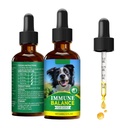 Dog Immune Support for Gut Health, Histamine Balance & Skin Soothe, an Animal Essentials Critical Immune Defense Dogs with Easy Feeding-2FL.OZ