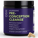 Freshly Moms Ayurvedic Preconception Cleanse | Ovarian & Uterus Cleanse for Balancing Hormones | TTC Support | Regular Cycle Support | with Stinging Nettle, Red Clover, and More | 30 Servings