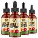 Zeolite Detox Drops – Contains Clinoptilolite Zeolite, Vitamin C, Magnesium, and Zinc,240ml