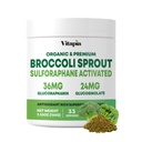 Vitapia Organic Broccoli Sprout Powder - High in Sulforaphane & Antioxidant, kognitive Gesundheitsunterstützung - 30 Tage Versorgung - Non GMO & Gluten Free, 33 Servierungen (Pack von 1)