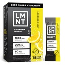 LMNT Zero Sugar Electrolytes - Lemonade | Drink Mix | 18-Count