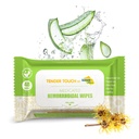 Tender Touch Hemorrhoid Wipes with Witch Hazel and Aloe, Flushable Medicated Wipes for Hemorrhoid and Vaginal Relief - Postpartum-Safe, Fragrance-free, Travel Size, 1 Pack, 48-ct.