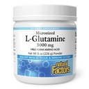 Natürliche Faktoren, Micronized L-Glutamine Drink Mix 5000 mg, unterstützt Muskeln und Immunfunktion, 8 Oz