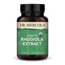 Dr. Mercola Rhodiola Extract, 30 Portionen (30 Kapseln), Nahrungsergänzungsmittel, Unterstützt Stimmungs- und Stressmanagement, Non-GMO, zertifiziert USDA Organic