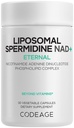 Codeage Liposomal Spermidine NAD+, 500mg, Vitamin C, Vegan, 30 Capsules