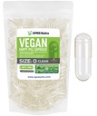 XPRS Nutra Größe 0 Leere Kapseln - 500 Graf Klare leere vegane Kapseln - Vegetarische Pillen - DIY Gemüse Kapsel Füllung - Veggie Pill Caps für Do-It-Yourself Ergänzungen