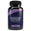 Zeal Naturals Magnesium Glycinate 240mg Capsules – with NU-MAG® – Supports Sleep, Relaxation & Muscle Cramps | Non-GMO, Third Party Tested | 135 Capsules