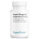 Supersmart - Super Gingerols 400mg pro Tag (High Potency 20% Gingerol) - Ginger Root Extract Supplement | Non-GMO & Gluten Free - 60 Vegetarische Kapseln