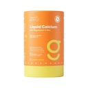 Organic Garden Liquid Calcium with Magnesium & Zinc for Bone Support - Triple Calcium Complex, Vitamin D3 & K2, Yogurt Flavor, 30 Single-Serve Sachets (10mL Each) (1)