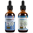 Rejuvica Health BladderPro + Cleanse Drops Bundle - Advanced Bladder, Kidney, & Gallbladder Support Bundle - Liquid Delivery for Better Absorption