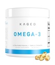 Kaged Omega 3 Fish Oil Supplement, 3000mg Omega 3 Fettsäure mit EPA & DHA, Ultra-Pure, keine Fisch Burps, 60 Pillen