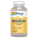 Solaray High Potency Betaine HCL mit Pepsin - Salzsäure-Ergänzung für die Verdauung - mit Betaine Hydrochlorid und Verdauungsenzymen - Gut Health Support - 60-Day Garantie, 250 VegCaps