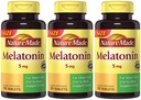 Nature Made Maximum Strength Melatonin 5 mg, 90 Tablets (3 Bottles)