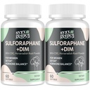 Sulforaphane Supplement from Broccoli Sprouts, DIM and CDG Triple Blend, Natural Enzyme Myrosinase for High Sulforaphane, Broccoli Supplement for Detox, Antioxidant and Balance, 120 Vegan Softgels