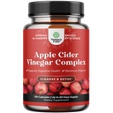 Apple Cider Essig Kapseln reinigen - ACV Cleanse und Detox Pillen für Gut und Verdauungsgesundheit mit Slimming Cayenne - Extra Strength ACV Kapseln für Gut Cleanse und Full Body Detox (60 Servierungen)