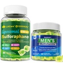 LILICARE 1 Pack Mens Multivitamins Gummies + Sulforaphane with Glutathione Gummies