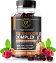 Mushroom Gummies | 10 Pilzergänzung - 2500mg - Türkei Tail, Chaga, Reishi, Cordyceps & Lions Mane Bio Pilzextrakte, Nootropic Brain Booster für Fokus, Gedächtnis, Klarheit, Energie | 60ct