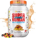 ALPHA LION Superhuman Whey Protein Powder, Great Tasting Pure Whey Protein Isolate, Low Carb, Low Sugar, No Bloat Post Workout, Muscle Recovery & Growth (28 Servis, PB & Gains)