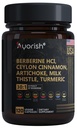 Berberine Supplement – Hohe Festigkeit 7500mg gleichwertig – Berberine mit Ceylon Cinnamon, Milk Thistle & Turmeric – 120 Vegan Capsules – Non-GMO, USA Formuliert