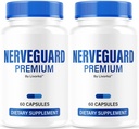 (2 Pack) NerveGuard Premium - Original Nerve Guard Premium Pills Advanced Formula All Natural Supplement Support, NerveGuard Capsules Vitamins Advanced Health & Wellness, 120 Capsules for 2 Months