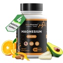 Magnesium Citrate 500mg 120 Capsules - Stress Relief Supplement for Women & Men - High Absorption Multi Supplement - 4-Months Supply Non-GMO