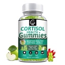 Sugar-free Cortisol Gummies, 9-in-1 Cortisol Supplement for Women with Magnesium, Ashwagandha, Rhodiola, Phosphatidylserine, L-Theanine, Black Pepper, Vitamin C & B6 - Relaxation, Focus, Sleep Support