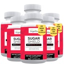 (6 Bottles) Sugar Shield - Advanced Sugar Support Supplement - Biotin, Magnesium Oxide, Chromium - 360 Veggie Capsules - 6 Months