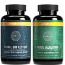 Primal Harvest Gut Restore & Multivitamin Ergänzungen für Frauen und Männer Multi Vitamin Kapseln und Colon Cleanse Pillen Bundle