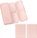 FYY Daily Pill Organizer,2 Pcs 7 Compartiments Portable Pill Case Travel Pill Organizer,[Folding Design] Pill Box for Purse Pocket to Hold Vitamines, huile de foie de morue, suppléments et médicaments-puits
