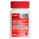 ValuMeds Nasal Decongestant PE Non-Drowsy for Adults | Maximum Strength Phenylephrine HCl 10mg to Relieve Sinus Pressure from Cold or Allergies | Comparable to Sudafed PE Congestion | 100 Tablets