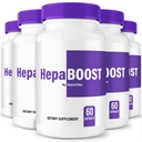 (5 Pack) HepaBoost Capsules – Liver & Immune Support Supplement | Daily Detox & Defense Formula for Energy for Balance & Wellness | Easy-to-Take Pills, Non-Habit Forming (300 Capsules)