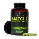 Organic Matcha Green Tea Capsules - Natural Energy Boost - Clean Gradual Caffeine - Japanische Matcha Green Tea Pillen - 100% natürliches Antioxidans - Beruhigend und entspannend - 120 tägliche Kapseln - 2.000/mg