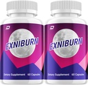 Exniburn Capsules – Exniburn Natural Ingredients Advanced Formula 800MG Dietary Supplement (2 Pack - 120 Capsules)