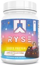 RYSE Loaded Protein Powder - Little Debbie Cosmic Brownie - 25g Whey Protein Isolate & Concentrate with Prebiotic Fiber & MCTs - Low Carb, Low Sugar, Digestive-Friendly - 20 Servings / 1.5 lb Tub