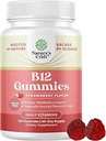 Vitamin B12 Gummi für Erwachsene - Sugar Free Vitamin B12 1000 mcg Kaugummis für Energie &amp; Mood Unterstützung Immune & Nerves Gesundheit - Kosher Non-GMO & Gluten Kostenlose Ergänzung für Damen und Herren - 120 Zähler