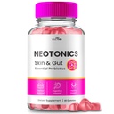 Neotonics Skin and Gut Gummies Reviews Neotonics Skin & Gut Health Neotonics Gummies Glow Up Skin Supplement Neutonic Clear Skin Supplement Your Skin Gummies For Smooth Skin Probiotic Capsule (1 Pack)