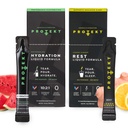 PROTEKT Electrolyte Packets for Recovery & Hydration, Watermelon, 10 Pack | GABA L Theanine Supplement | Melatonin-Free Sleep Aid for Adults, Lemon Ginger, Pack of 10
