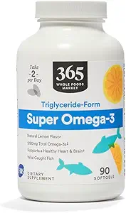 365 von Whole Foods Market, Super Omega 3, 90 Count