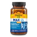 Country Life Max for Men Multivitamin: Iron-Free, Gluten Free, Saw Palmetto, Lycopene, Tägliche Unterstützung für Energie, Herz & Men's Health, 120 vegetarische Tabletten