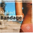 Naked Bandage - Keep Cuts Scrapes Burns & Tattoos Moist - Atmungsaktiv & Transparent - Monitor Heilung - Pain Free Removal - Wasser & Sweat Resistant - Seals Out Dirt - (4) 4in x 4in Blatt