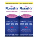 Florastor Probiotics for Women, Digest and De-Stress, Probiotics for Digestive Health, Vaginal Probiotic, and L-Theanine for Mind and Body Wellness, 60 Capsules