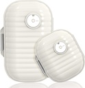 Travel Pill Organizer, 2 Pack Tragbare Pille Box 7 Tage kleine Pille Fall Feuchtigkeit Proof Tägliche Medizin Vitamin-Container für Vitamine, Ergänzungen Medikamente Tracker Reisen Essentials (Small + Large)