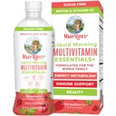 MaryRuth's Liquid Morning Multivitamin Essentials+ | Vitamin A C D E B6 B12 K2 Biotin Zinc | Mens Womens Multivitamin | Immune Support | Beauty | Sugar Free | Vitamins for Ages 1+ | Vegan | 32 Fl Oz