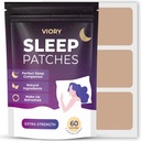 Schlafaufnäher für Erwachsene Extrastärke | Easy-to-Apply Sleep Patch mit Melatonin & Valerian | Relax & Wake Up Refreshed | Long-Lasting Night Comfort für Herren & Frauen | 60 Aufnäher