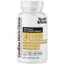 Jugend & Tonic CandEase Cleanse Matrix – Overgrowth Support & Gut Health, Darmflora Balance & Body Detox Complex mit Oregano, Caprylic Acid, Digestive Enzyme, Probiotics, 60 Pillen, Frauen & Männer