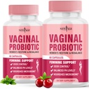 NEU AGE Vaginal Probiotics für Frauen mit Präbiotika, Cranberry Extract und einem Lactobacillus Probiotic Blend, Unterstützt gesunde pH Balance, Odor Control, Vaginal Flora - 120 Kapseln