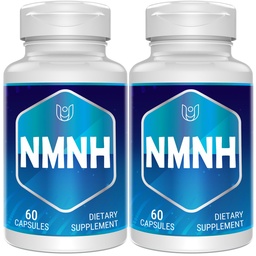 NMNH (Dihydronicotinamide Mononucleotide), NAD Supplement to Boost NAD+ Levels as We Age (May Be More Effective Than Nicotinamide Riboside) for Anti Aging, Energy Focus - 120 Capsule